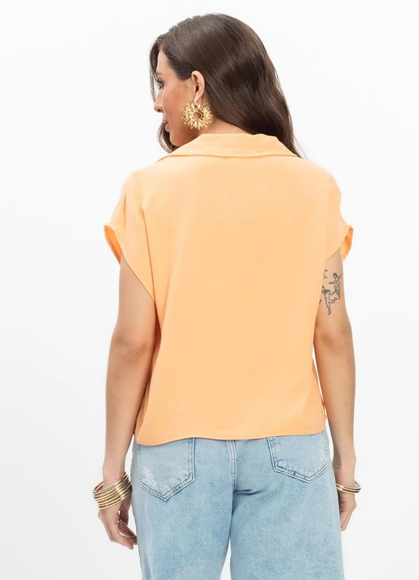 Endless - Camisa Polo Feminina Laranja 2
