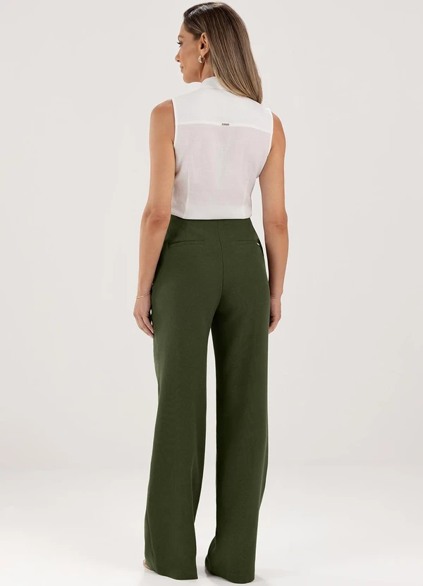 Principessa - Camisa sem Manga em Viscose Off White Oriel 4