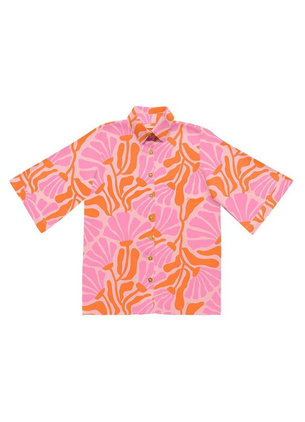 Angel - Camisa Viscose  Laranja 2
