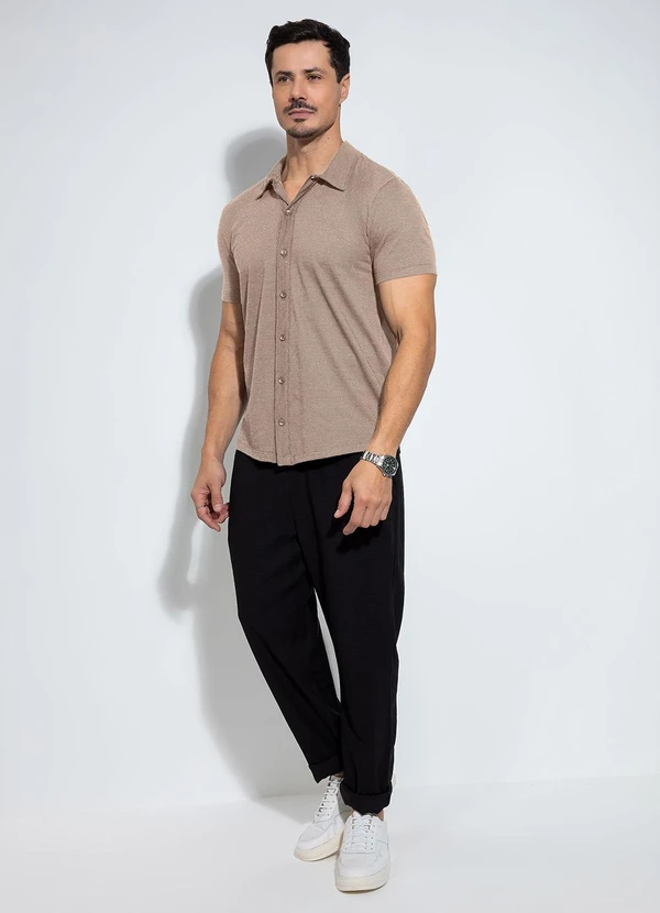 Exco - Camiseta em Malha Marrom 2