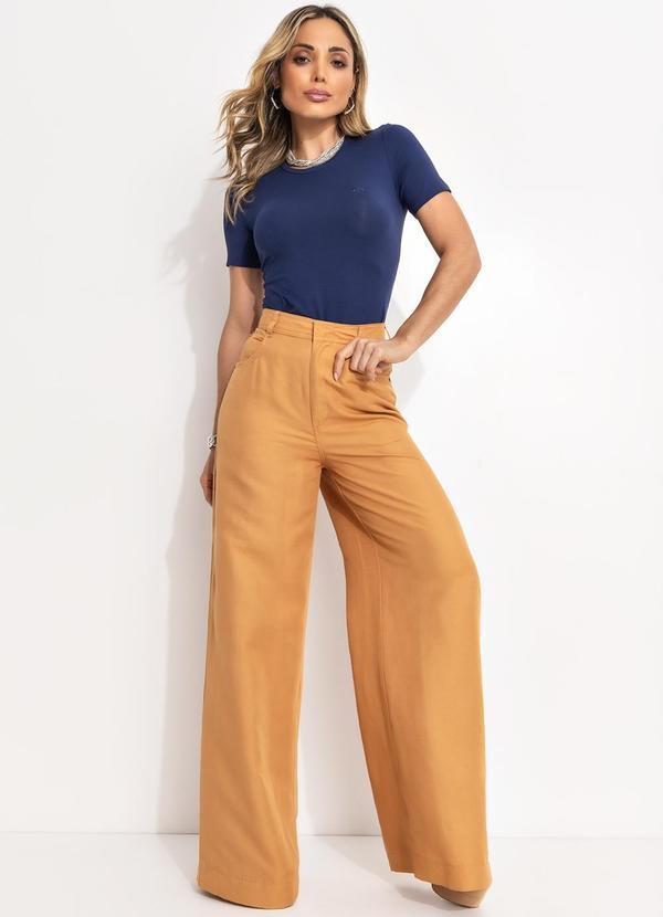 Colcci - Camiseta em Viscose Azul 3