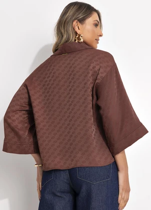 Colcci - Camiseta Marrom - COLCCI