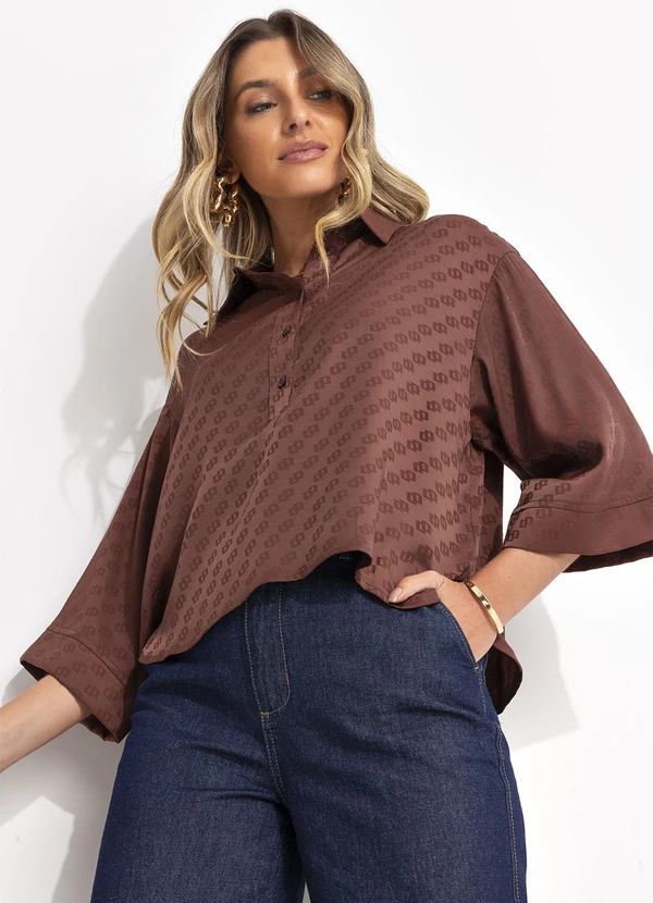 Colcci - Camiseta Marrom 7