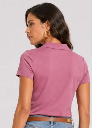Rovitex - Polo Cotton Básica Feminina Vermelho - ROVITEX