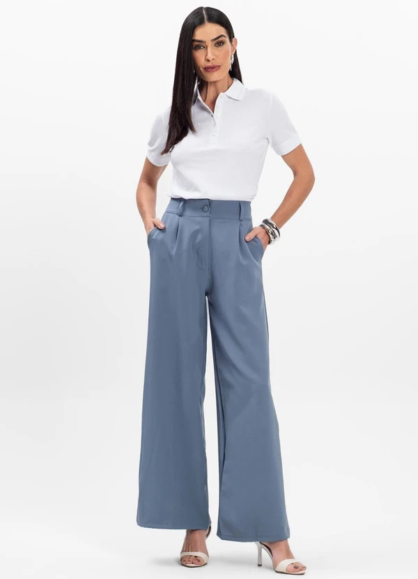 Select - Polo Feminina Piquet Básica Branco 3