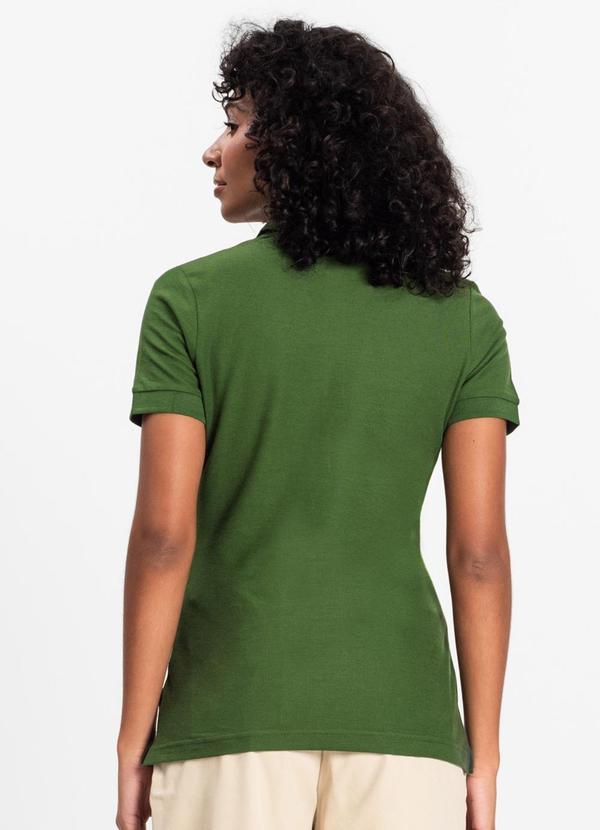 Select - Polo Feminina Piquet Básica Verde 2