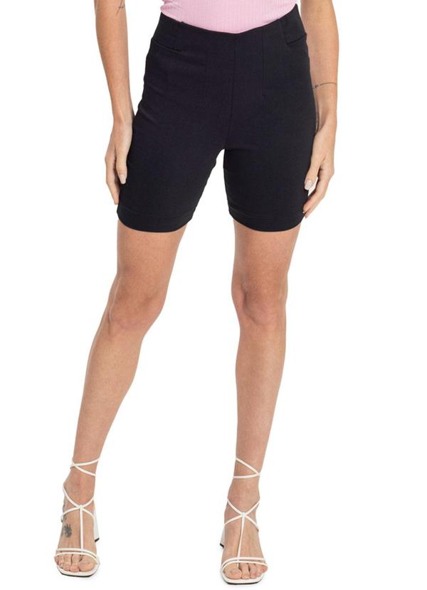 Endless - Shorts Bengaline Feminino Preto