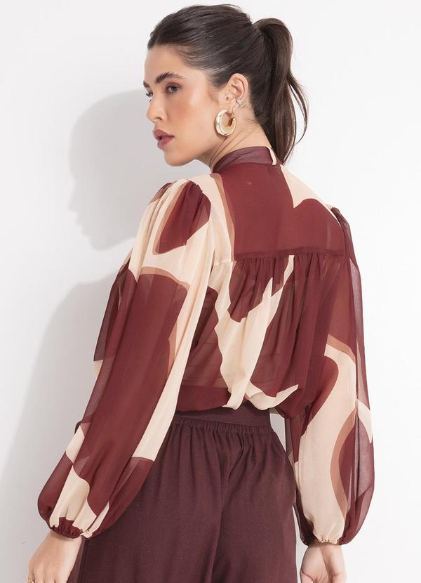 Farm - Blusa Coração Marrom 2