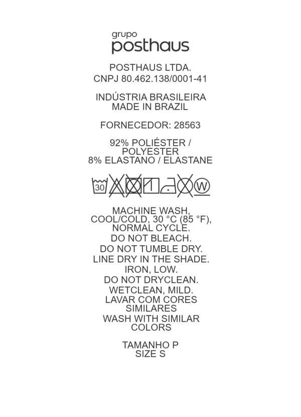 Quintess - Blusa Listrado Rosa em Poliéster com Elastano 11