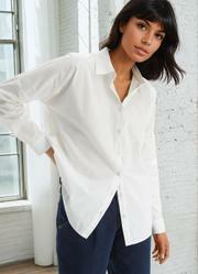 Blusa Off White em Tricoline