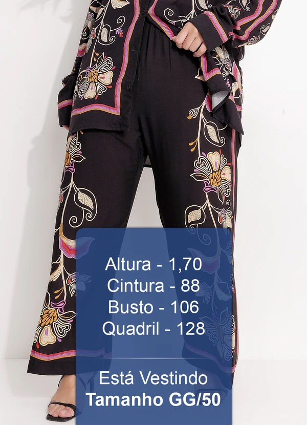 Farm - Calça Lenço Lia Preto 12