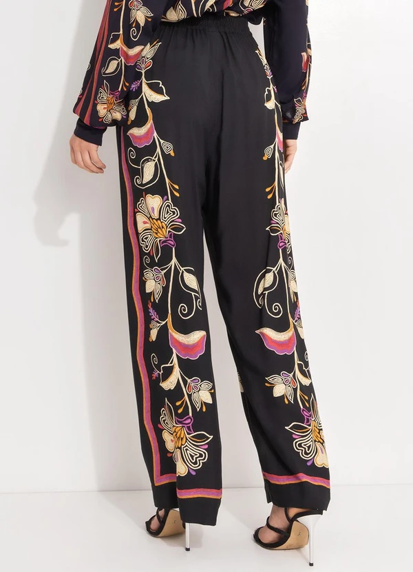 Farm - Calça Lenço Lia Preto 2