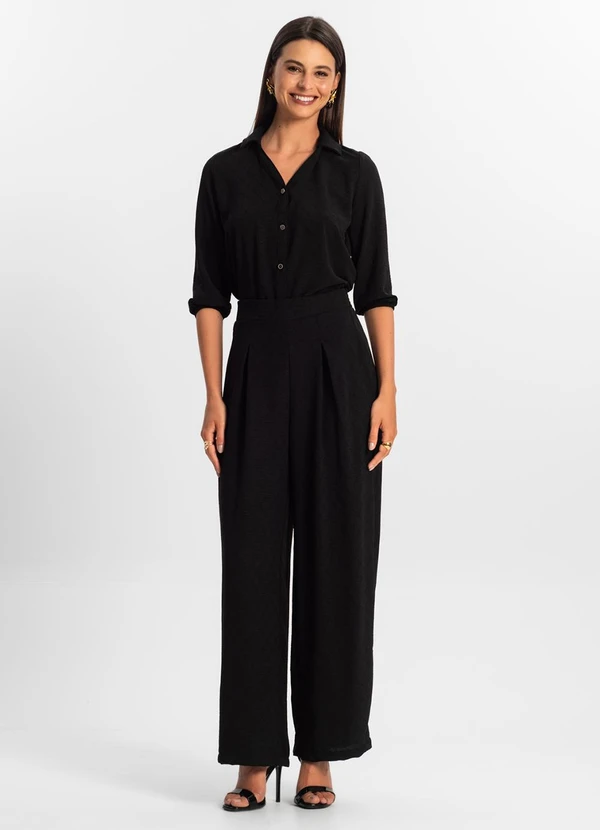 Rovitex - Camisa 3/4 Feminina Preto 3