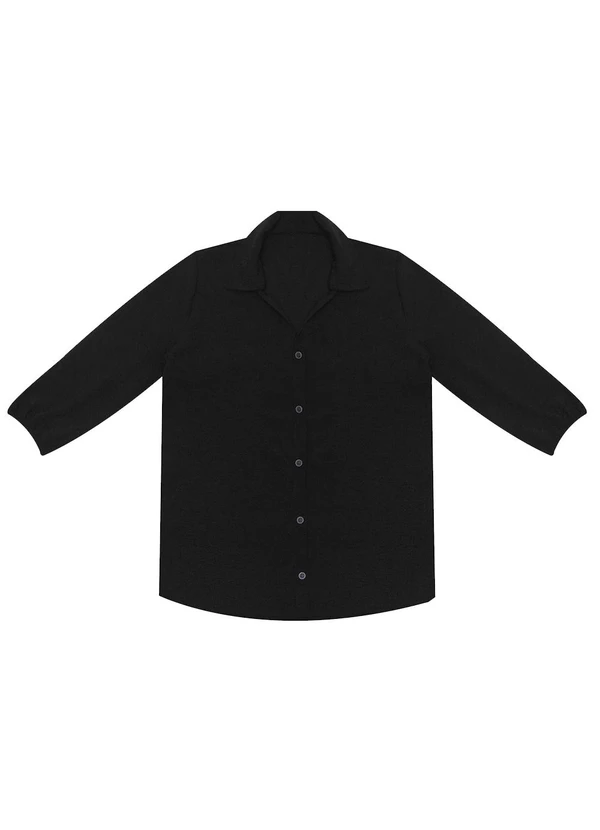 Rovitex - Camisa 3/4 Feminina Preto 4