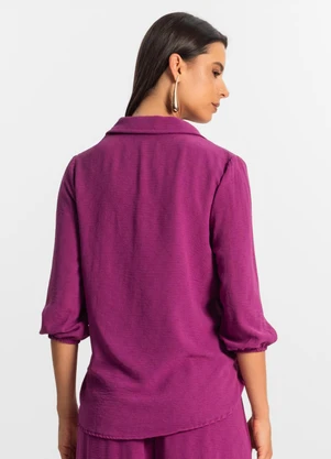 Rovitex - Camisa 3/4 Feminina Roxo - ROVITEX
