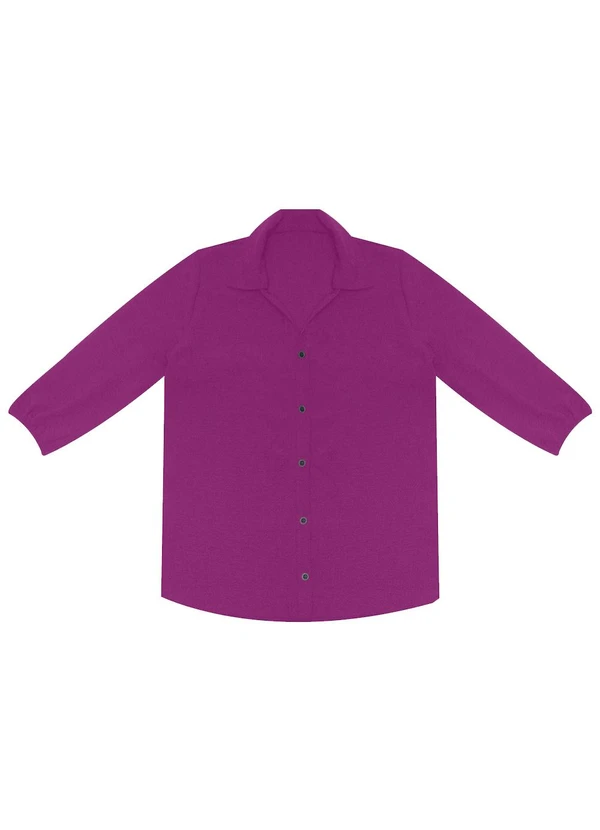 Rovitex - Camisa 3/4 Feminina Roxo 4