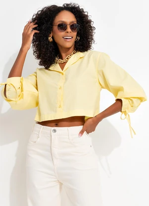 Colcci - Camisa Amarelo - COLCCI