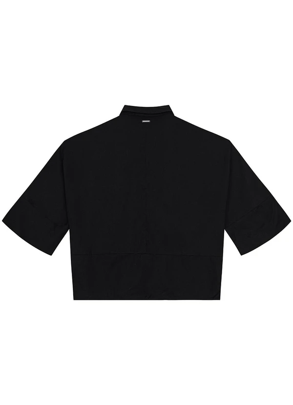 CAMISA AMPLA EM LIOCEL PRETO - ENFIM