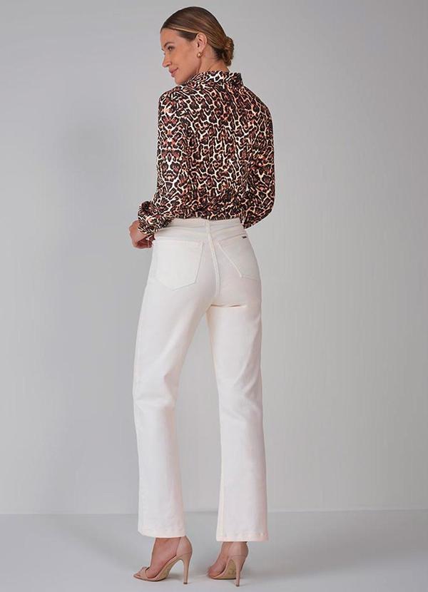 Principessa - Camisa Animal Print Gonçala Marrom 4