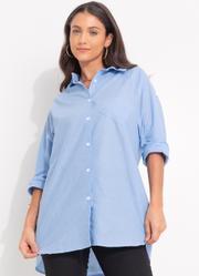 Camisa Azul Claro em Alfaiataria