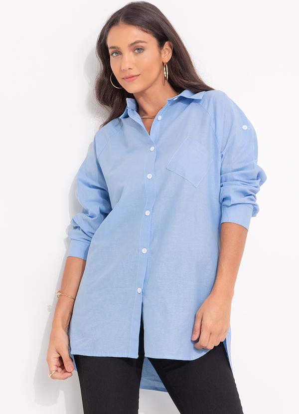 Quintess - Camisa Azul Claro em Alfaiataria 7