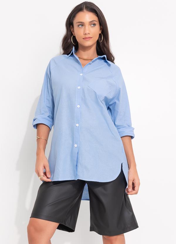 Quintess - Camisa Azul Claro em Alfaiataria 8