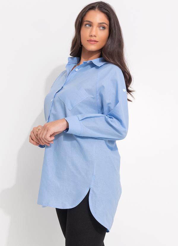 Quintess - Camisa Azul Claro em Alfaiataria 9