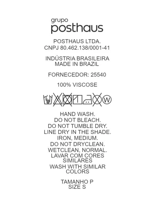 Quintess - Camisa Bege Claro em Viscose Plana Sarjada 7