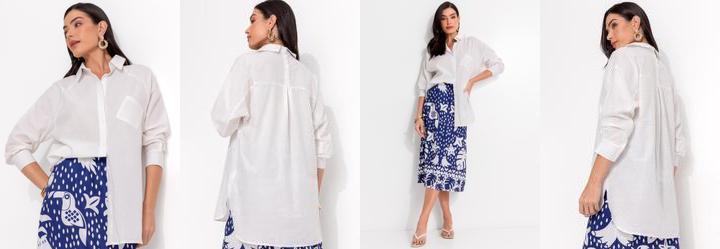 Camisa Branca em Alfaiataria