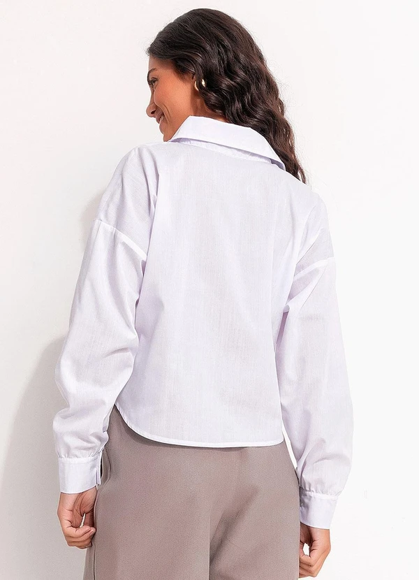 Quintess - Camisa Branca em Tricoline 2