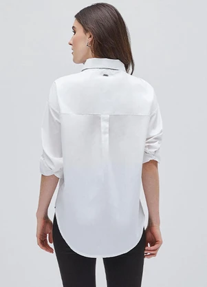 Authoria - Camisa Branca Over Branco - AUTHORIA