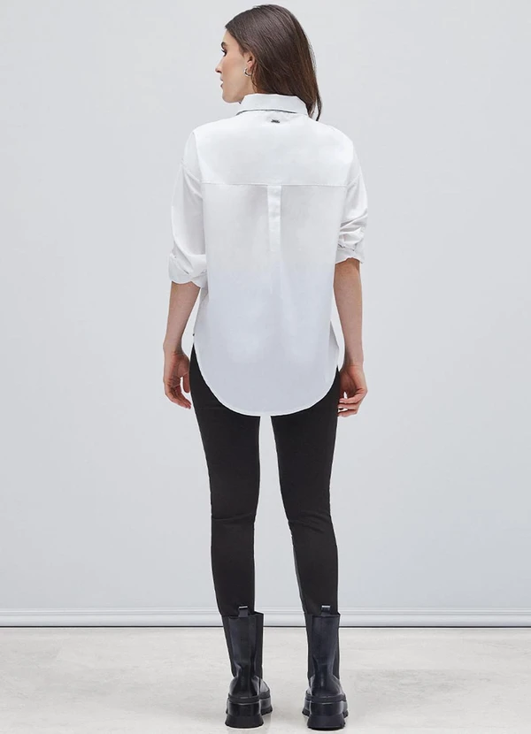 Authoria - Camisa Branca Over Branco 4