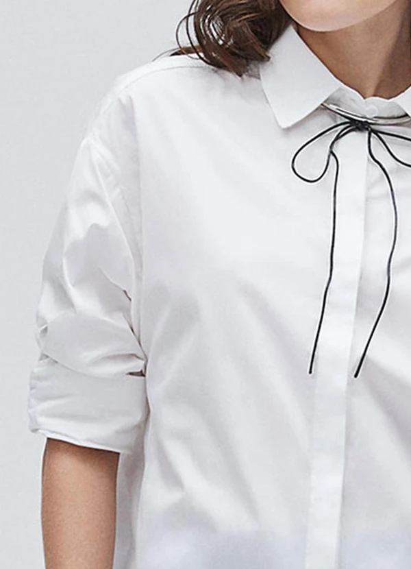 Authoria - Camisa Branca Over Branco 5