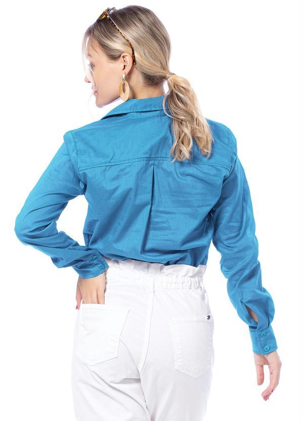 Up Close - Camisa Brenda Azul 2