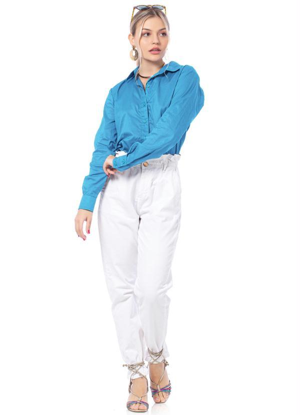 Up Close - Camisa Brenda Azul 3