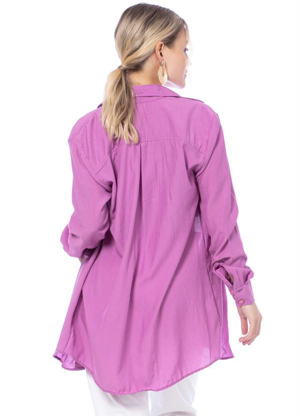 Up Close - Camisa Brenda Lilás 2