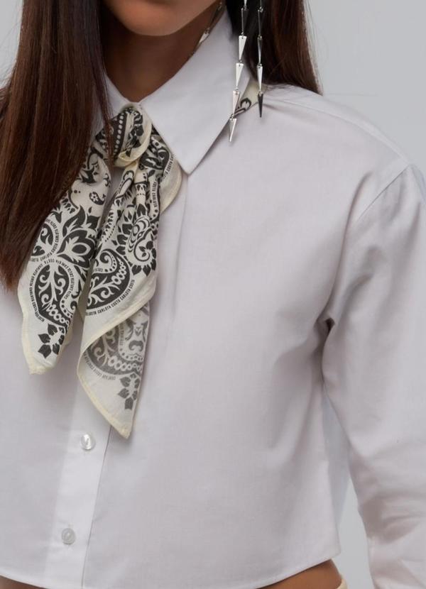 Carlota Costa - Camisa com Lenço Branco 2