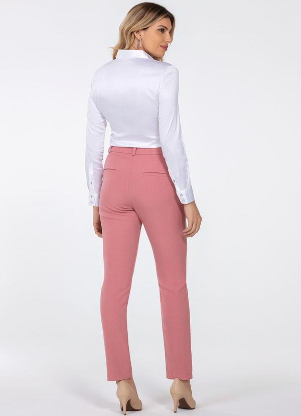 Principessa - Camisa de Cetim Social Branco Aurea 4