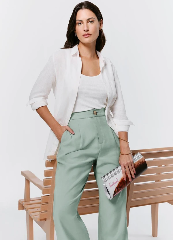 Principessa - Camisa de Linho Oversized Off White Daphne 7