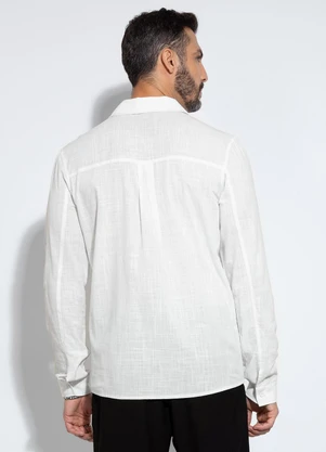Exco - Camisa em Algodão Branco  - EXCO