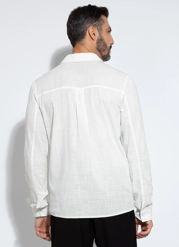 Exco - Camisa em Algodão Branco  2