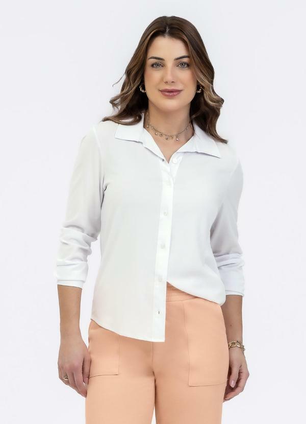 Habana - Camisa em Viscose Branco