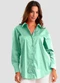 Dianna - Camisa Feminina Aberta e Laços nas Costas Verde - variação: Verde