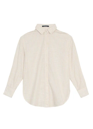 Essendi - Camisa Feminina com Botões Amarelo - ESSENDI