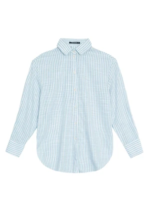 Essendi - Camisa Feminina com Botões Azul - ESSENDI