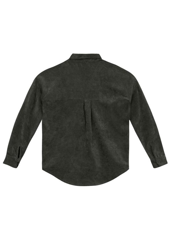 Essendi - Camisa Feminina de Veludo Verde 4