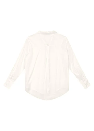 Enfim - Camisa Feminina em Liocel Off White - ENFIM