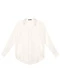 Enfim - Camisa Femina Tradicional em Liocel Branco - variação: Off White