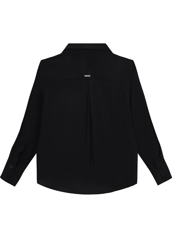CAMISA FEMININA EM LIOCEL PRETO - ENFIM