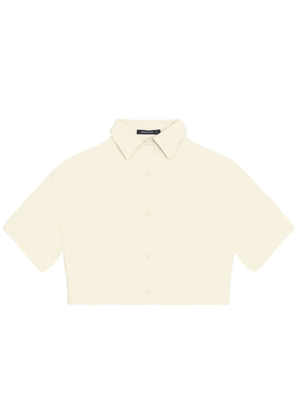 Essendi - Camisa Feminina em Viscose Sarjada Natural 4
